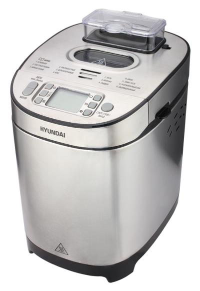 Хлебопечь HYUNDAI HYBM-M0313G серебристый/черный