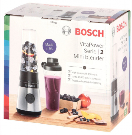 Блендер стационарный BOSCH VitaPower Serie 2 MMB2111S хром