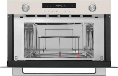 Встраиваемая микроволновая печь Maunfeld MBMO349GBG 34л. 900Вт бежевый