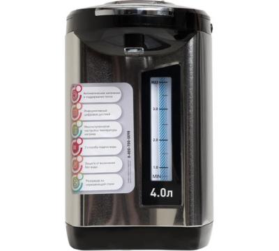 Термопот OASIS TP-4L3D серебристый/черный  [900w /4л]