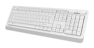 Клавиатура + мышь A4TECH Fstyler FG1010S белый/серый белый/серый USB беспроводная Multimedia (FG1010S WHITE)