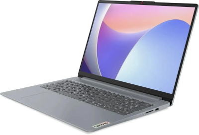 Ноутбук 15.6" LENOVO IdeaPad Slim 3 15IRU8 [82X7004BPS] TN FHD/Core i3-1305U/8Gb/SSD256Gb/Intel UHD Graphics/noOS серый
