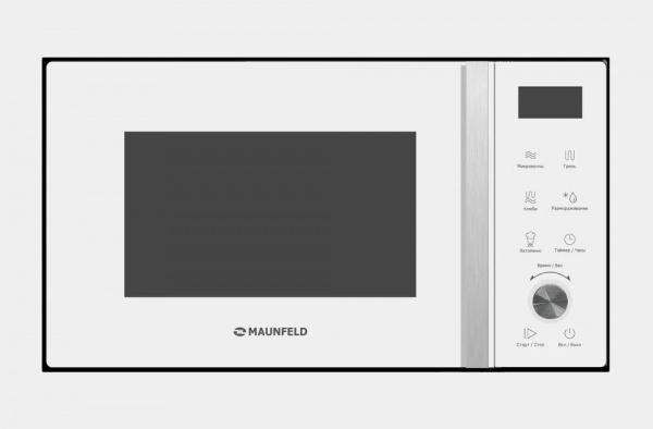 Встраиваемая микроволновая печь MAUNFELD JBMO1225FSGW02 Белый