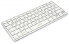 Клавиатура OKLICK 855S серебристый USB беспроводная BT/Radio slim Multimedia (1696464)