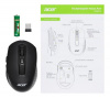 Мышь ACER OMR070 черный оптическая (1600dpi) беспроводная BT/Radio USB для ноутбука (6but) (ZL.MCEEE.00D)