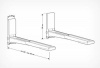 Кронштейн для СВЧ HOLDER MWS-2003 черный